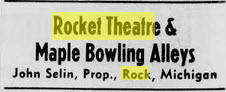Rocket Theater - 21 Oct 1953 Maybe Part Of Bowling Alley (newer photo)